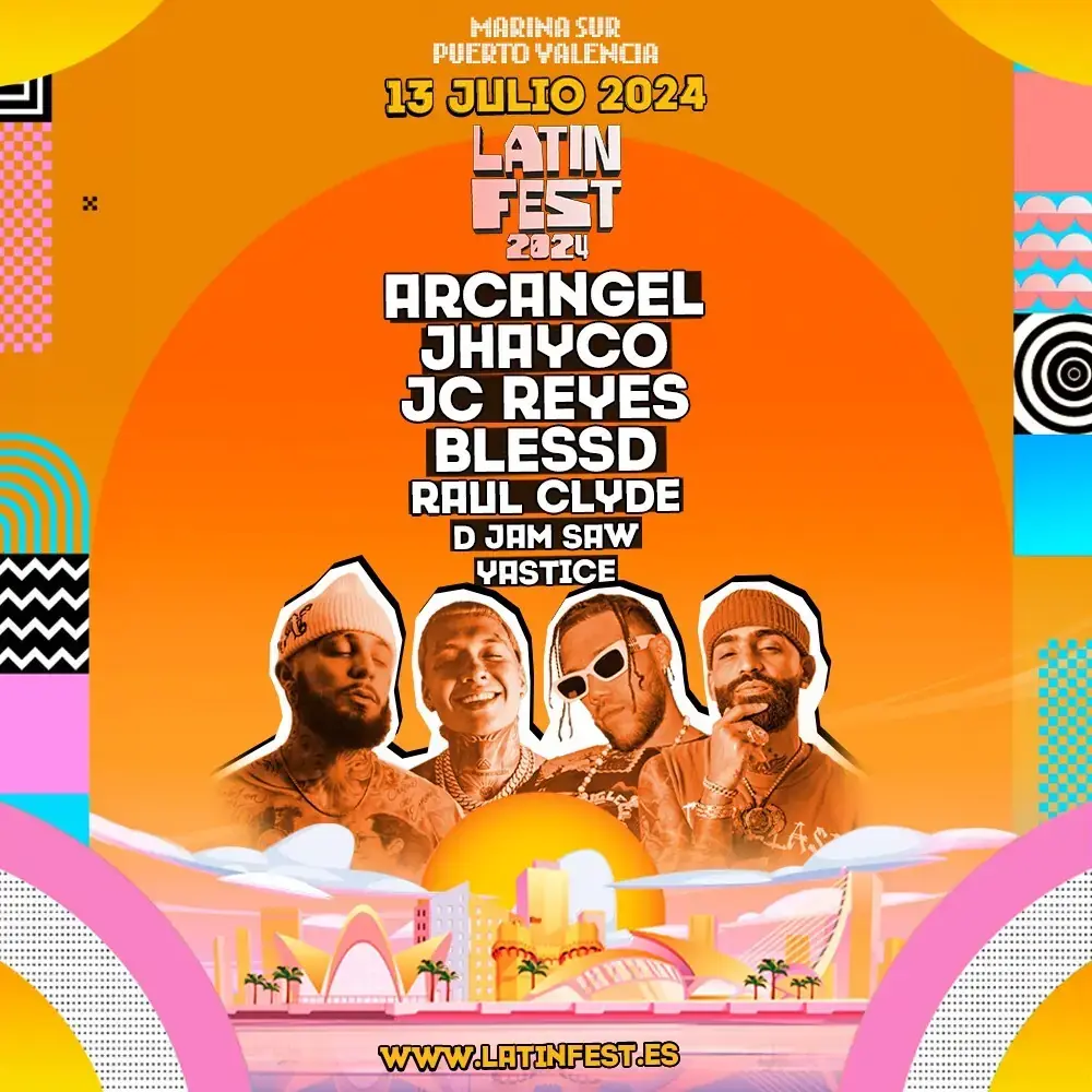 Cartel de Latin Fest 2024
