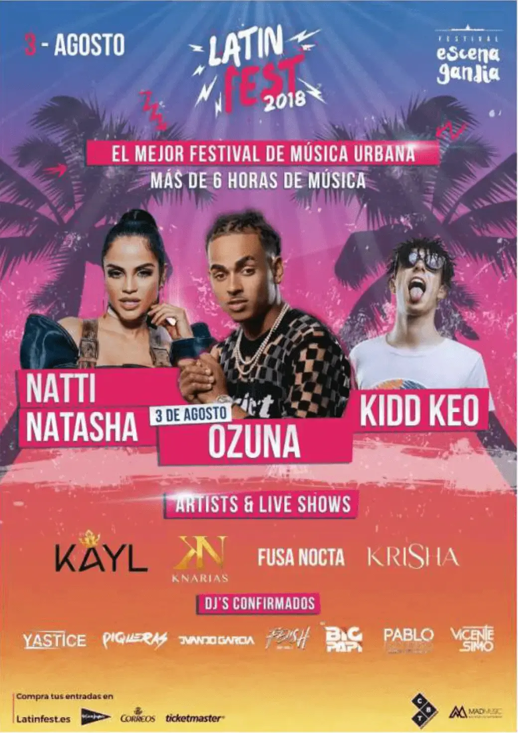 Cartel de Latin Fest 2018