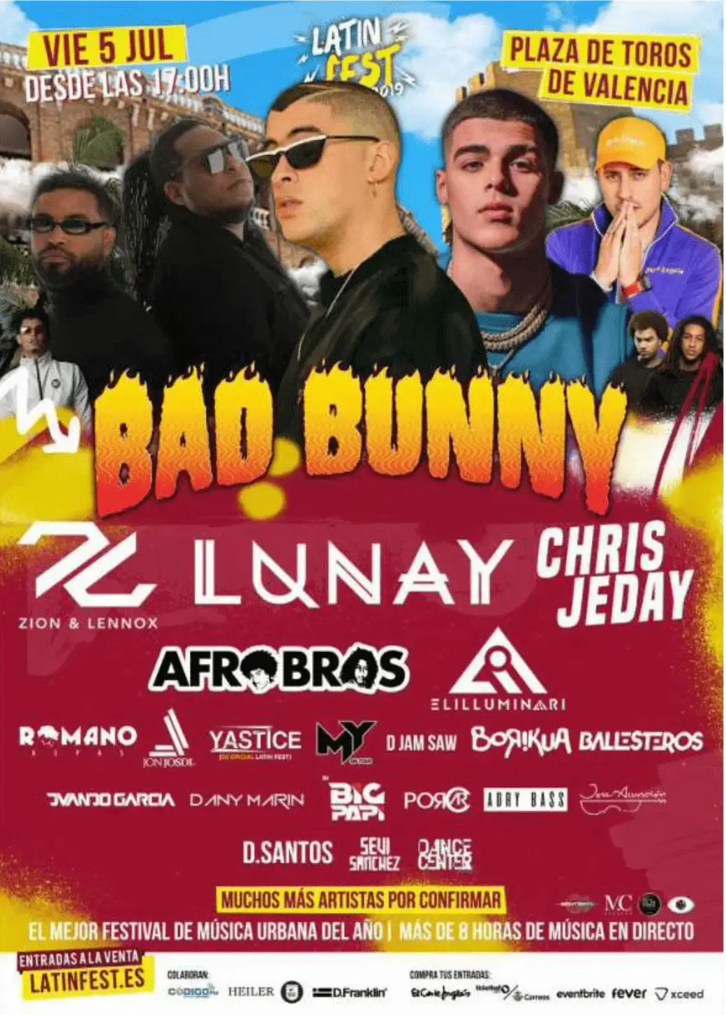 Cartel de Latin Fest 2019