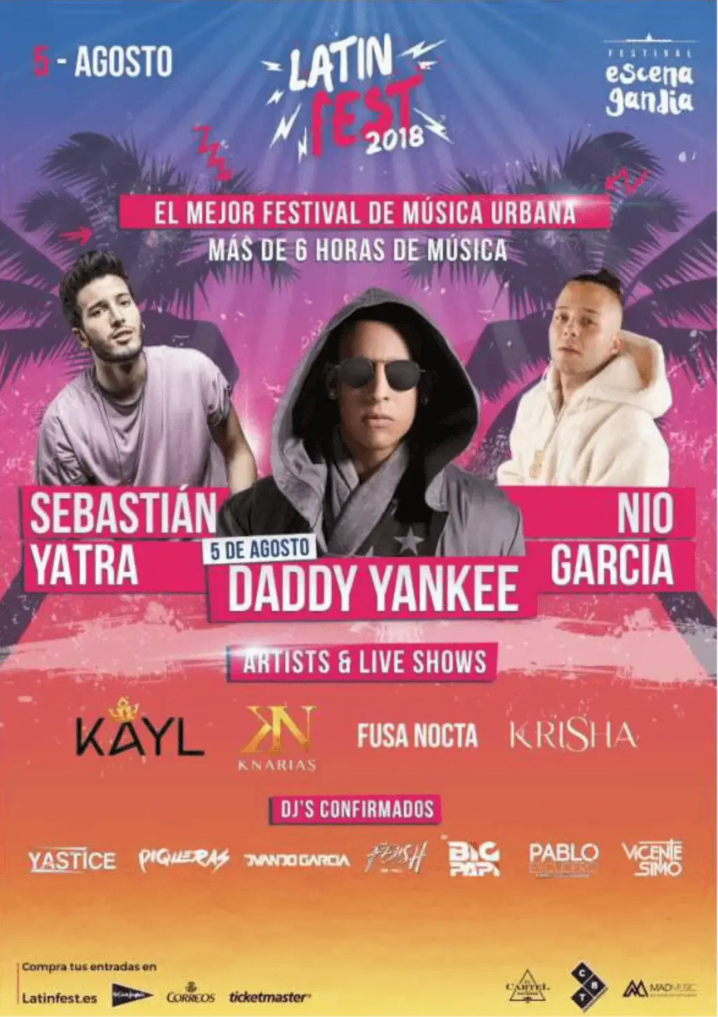 Cartel de Latin Fest 2018